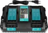 Caricabatterie sostitutivo Makita DC18RD 18V 2 porte per Anteprima dell’immagine prodotto 1