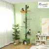 Arbre à chat PawHut à hauteur de plafond, 230-275 cm, avec Voir les images du produit 2