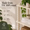 Mica Decorations Latty Regal w kolorze beżowym, wykonane z Podgląd zdjęcia produktu 7