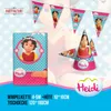 Heidi 102-tlg. Party Set – Geburtstag Deko mit Bechern Produktbild-Vorschau 4