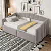 STILVORA Polsterbett 90×200 cm, Schlafsofa mit Produktbild-Vorschau 3