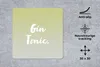 MuchoWow® Mauspad Mousepad Gin Tonic - Cocktails - Text - Produktbild-Vorschau 2