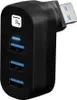 Techly 180° Drehbarer Hub 3*USB 3.0 mit Kabel Anteprima dell’immagine prodotto 1