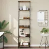 vidaXL Bücherregal Räuchereiche 50x33x188,5 cm Produktbild-Vorschau 2