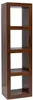 MASSIVMOEBEL24 Regal CUBUS Akazie 48x35x174x nougat Produktbild-Vorschau 3