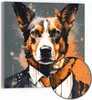 DEQOART Hybrid Leinwand Bild 30x30 cm 'Wildes Business' Produktbild-Vorschau 1