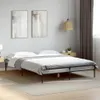 vidaXL Bettgestell Grau Sonoma 140x190 cm Holzwerkstoff und Produktbild-Vorschau 2
