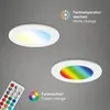 LED Einbauleuchten Bad RGB Fernbedienung dimmbar Timer IP65 Produktbild-Vorschau 6
