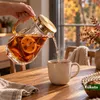 Kuketo | Glas Teekanne mit Sieb 1,5 L – Hitzebeständiger Produktbild-Vorschau 4