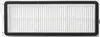 A close-up, top-down view of a white vacuum cleaner filter with a black rubber seal. Voir les images du produit