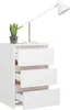 vidaXL Noční stolky 2 ks. Bílé 40x35x62,5 cm materiál na Náhled obrázku produktu 15