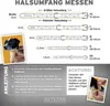 ALTEZAR Buntes Hundehalsband aus Leder Doppel-Tribal Produktbild-Vorschau 2