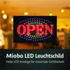 LED nápis GEoeFFNET teplá biela Náhľad obrázku produktu 3