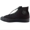 A side view of a black Converse Chuck Taylor All-Star high-top sneaker against a white background. Produktbild-Vorschau