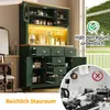 Bufet / kuchyňská skříňka ve venkovském stylu s LED Náhled obrázku produktu 5