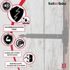KOTARBAU® 2 ks T závesy čierne L: 350 mm krížové závesy Náhľad obrázku produktu 5