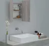 vidaXL Armoire à miroir LED gris Sonoma 40x12x45 cm Bois Voir les images du produit 8