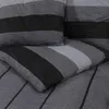 vidaXL Set di biancheria da letto grigio scuro 140x200 cm Anteprima dell’immagine prodotto 5