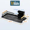 Vilde | Geschirrabtropfgestell Schwarz - 50x25 cm - Metall Produktbild-Vorschau 4