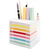 folia 9905 folia Zettelbox mit Stiftehalter transparent Voir les images du produit 2