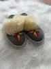 Damen Leder Wolle Winter HüttenSchuhe Lamfell HausSchuhe Produktbild-Vorschau 15