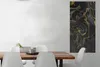 MuchoWow® Poster Marmor - Textur - Grau - Gold - Produktbild-Vorschau 2