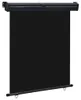 vidaXL Balkon-Seitenmarkise 145x250 cm Schwarz Produktbild-Vorschau 8
