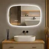S'AFIELINA 70×45 cm lustro ścienne LED - lustro łazienkowe Podgląd zdjęcia produktu 1