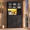 BEALIFE Küchenhochschrank 100x40x180 cm mit LED-Licht, Produktbild-Vorschau 8