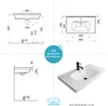 Alpenberger Waschbecken 80 cm Breit | Gäste WC & Badezimmer Produktbild-Vorschau 6