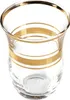 Pasabahce sada 6 sklenic na čaj s elegantním zlatým Náhled obrázku produktu 1
