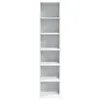 Highboard blanc 40x41x185 cm bois composite Voir les images du produit 4