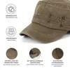 styleBREAKER Uni Military Cap im Destroyed Vintage Look | Produktbild-Vorschau 6