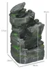 Outsunny Gartenbrunnen Solar Springbrunnen mit 4 Stufen, Produktbild-Vorschau 3