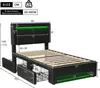 STILVORA Polsterbett 90x200cm Jugendbett Einzelbett mit Produktbild-Vorschau 7