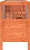 vidaXL Kaninchenstall Braun 103x44x69,5 cm Massivholz Produktbild-Vorschau 5