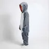 Piżama Onesie Kigurumi Kostium Przebranie Ciemno Niebieski Podgląd zdjęcia produktu 9