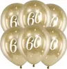 Palloncino Ø30cm "Happy Birthday" Oro | 6 pz. #60 Anteprima dell’immagine prodotto 1