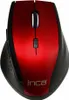 INCA Maus IWM-500GLK  1600 DPI,Wireless,Nano-USB,Laser,Rot Produktbild-Vorschau 1