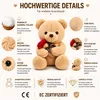 Orsacchiotto di peluche Wiztex – 23 cm. Adorabile Anteprima dell’immagine prodotto 4