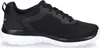 A side view of a black Skechers women's training shoe with a white sole. Anteprima dell’immagine prodotto