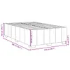 Bettgestell ohne Matratze Dunkelgrau 120x200 cm Stoff Produktbild-Vorschau 9