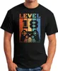 Herren T-Shirt 18 Geburtstag Level Up Pixel Controller Produktbild-Vorschau 2