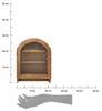 Schlüsselkasten roxie holz 28x22cm   - Atmosphera créateur Voir les images du produit 7