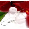 Ohrringe Ohrhänger aus echtem Rosenquarz & 925 Silber Ø14mm Produktbild-Vorschau 4