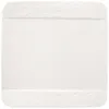 A white plate with textured edges on a white background. Produktbild-Vorschau