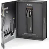 A black box packaging for a hair clipper, with the product displayed inside. Produktbild-Vorschau
