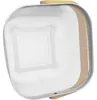 Elegante Metall Drahtkörbe Weiss mit Holzgriff: 2er-Set Produktbild-Vorschau 9