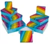 Geschenkkartons 8 verschiedene Größen Set in hellblau mit Produktbild-Vorschau 1