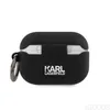 Étui en silicone Karl Lagerfeld pour Airpods Pro, noir Voir les images du produit 5